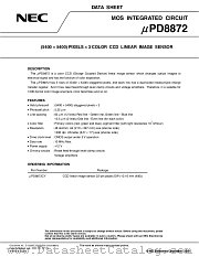 UPD8872 datasheet pdf NEC