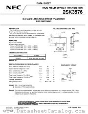 2SK3576 datasheet pdf NEC