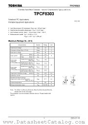 TPCF8303 datasheet pdf TOSHIBA