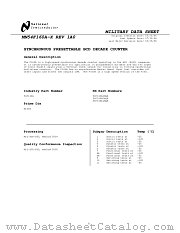 54F160ADMQB datasheet pdf National Semiconductor