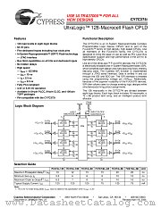 CY7C374I-100JC datasheet pdf Cypress