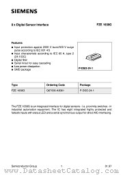 FZE1658 datasheet pdf Infineon