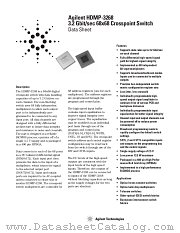 HDMP-3268 datasheet pdf Agilent (Hewlett-Packard)