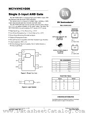 MC74VHC1G08DTT1 datasheet pdf ON Semiconductor