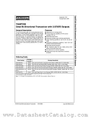 74ABT245CMTC datasheet pdf Fairchild Semiconductor