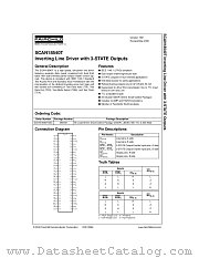 SCAN18540TSSC datasheet pdf Fairchild Semiconductor