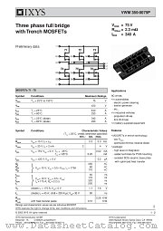 VWM350-0075P datasheet pdf IXYS