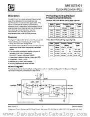 MK1575-01 datasheet pdf Texas Instruments