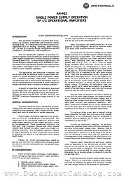 AN-403 datasheet pdf Motorola