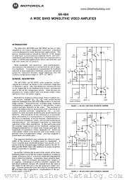 AN-404 datasheet pdf Motorola