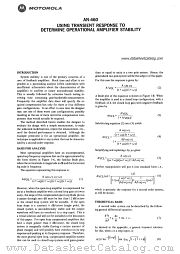 AN-460 datasheet pdf Motorola