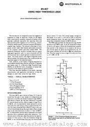 AN-467 datasheet pdf Motorola