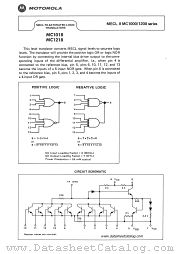 MC1018 datasheet pdf Motorola