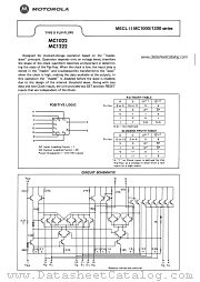 MC1022 datasheet pdf Motorola