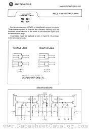 MC1024 datasheet pdf Motorola