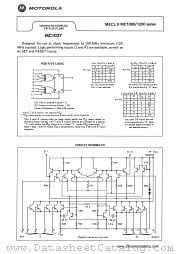MC1027 datasheet pdf Motorola