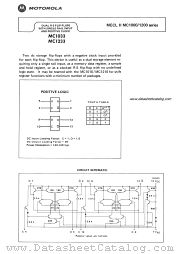 MC1033 datasheet pdf Motorola