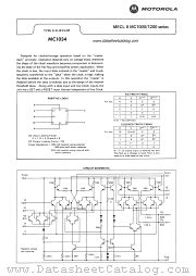 MC1034 datasheet pdf Motorola