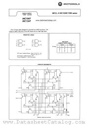 MC1247 datasheet pdf Motorola