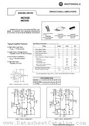 MC1430 datasheet pdf Motorola