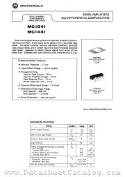 MC1441 datasheet pdf Motorola