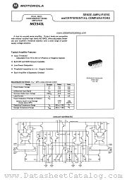 MC1543L datasheet pdf Motorola