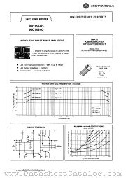 MC1554G datasheet pdf Motorola