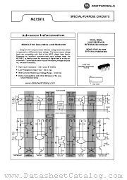 MC1581L datasheet pdf Motorola