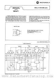 MC1671 datasheet pdf Motorola