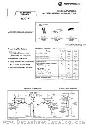 MC1711CL datasheet pdf Motorola