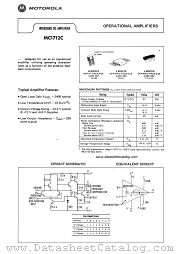 MC1712C datasheet pdf Motorola