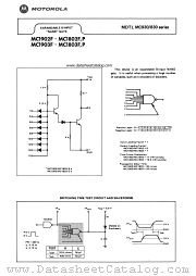 MC1802P datasheet pdf Motorola