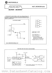 MC1818F datasheet pdf Motorola