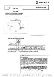 MC304 datasheet pdf Motorola