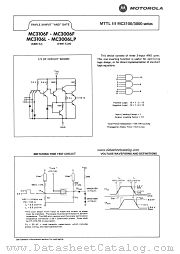MC3006P datasheet pdf Motorola