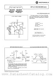MC3011L datasheet pdf Motorola