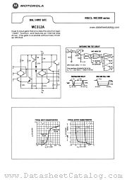 MC312A datasheet pdf Motorola