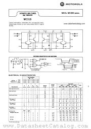 MC318 datasheet pdf Motorola