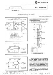 MC4015L datasheet pdf Motorola