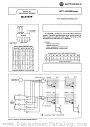 MC4040P datasheet pdf Motorola