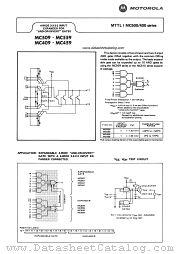 MC409 datasheet pdf Motorola
