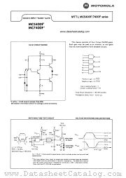 MC5400F datasheet pdf Motorola