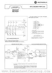 MC7454F datasheet pdf Motorola