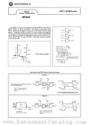 MC665 datasheet pdf Motorola
