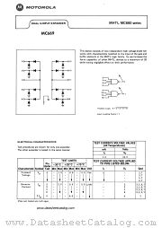 MC669 datasheet pdf Motorola