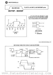 MC718P datasheet pdf Motorola