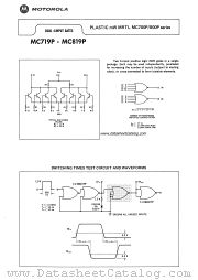 MC719P datasheet pdf Motorola