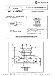 MC723P datasheet pdf Motorola