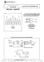 MC825P datasheet pdf Motorola