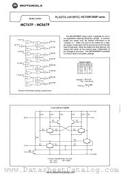 MC767P datasheet pdf Motorola